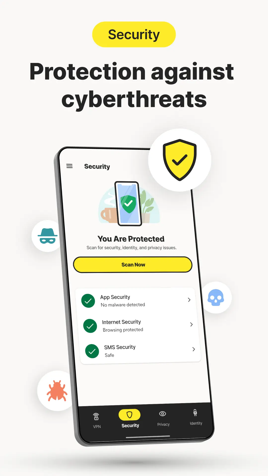 Tangkapan layar Norton VPN 2