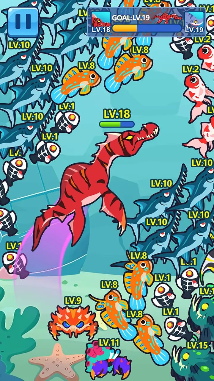 Captura de tela Ocean Club-Fish Fight 3