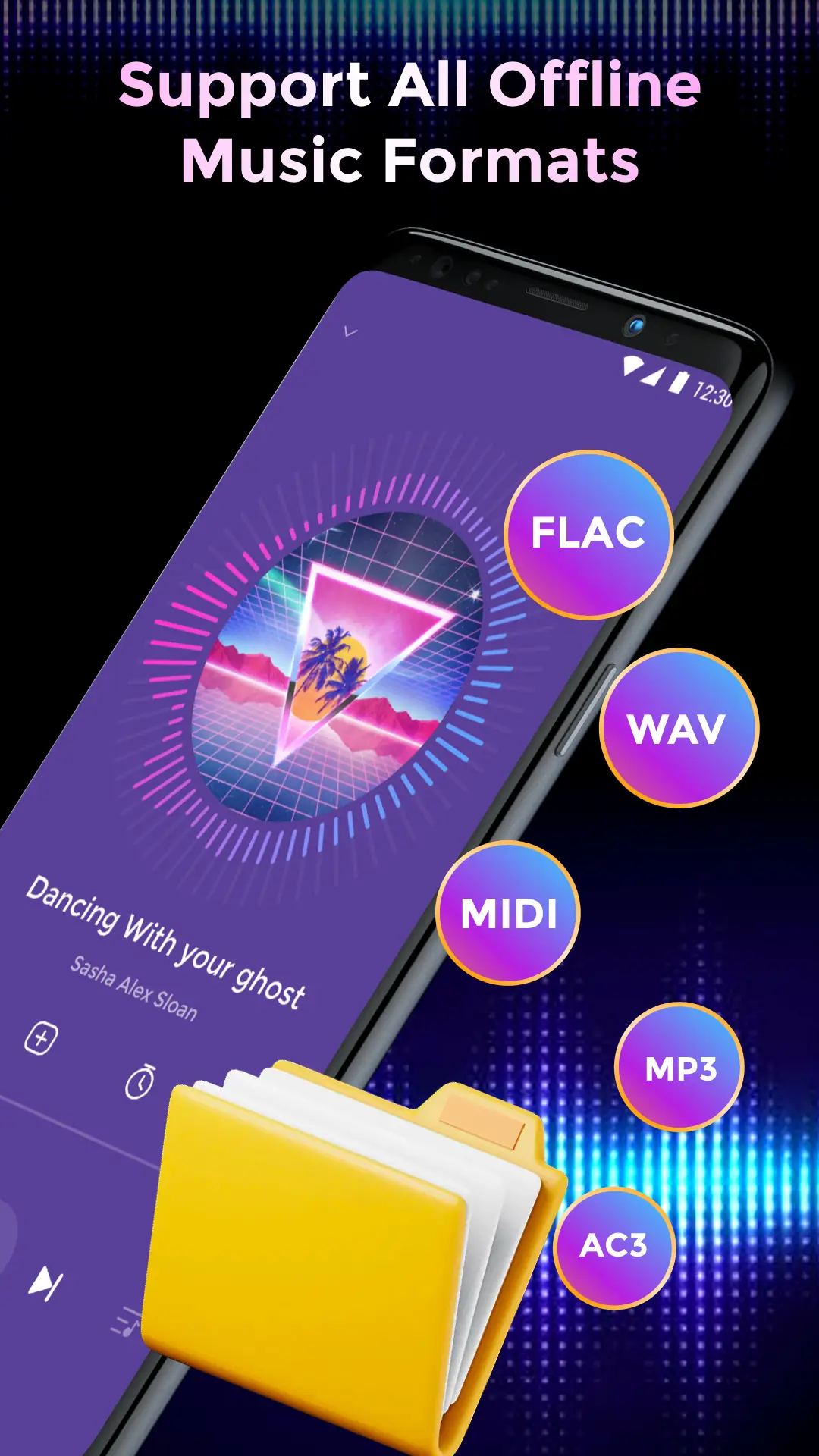 Captura de pantalla Offline Music Mp3 Player- Muso 4