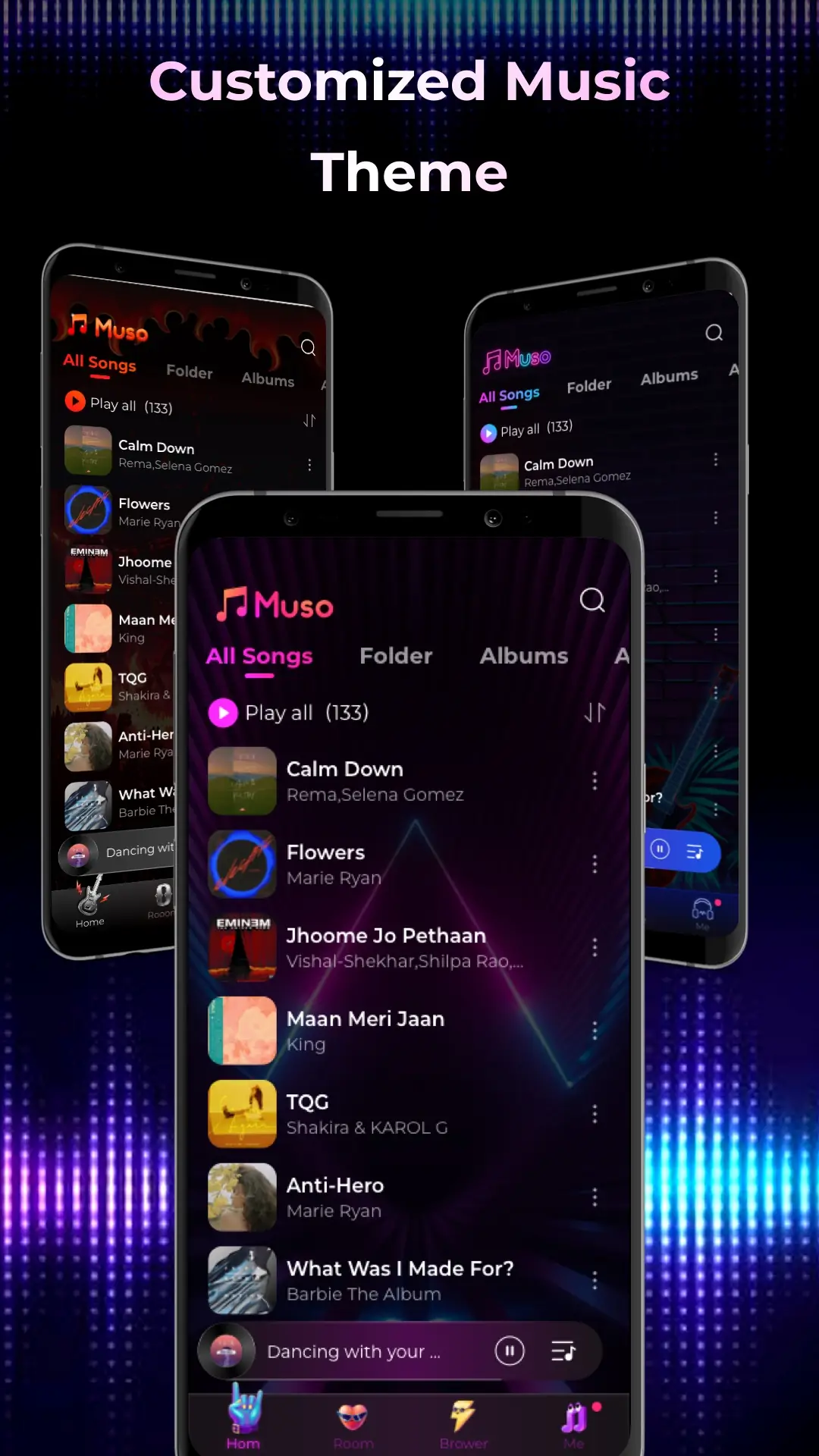 Captura de pantalla Offline Music Mp3 Player- Muso 6