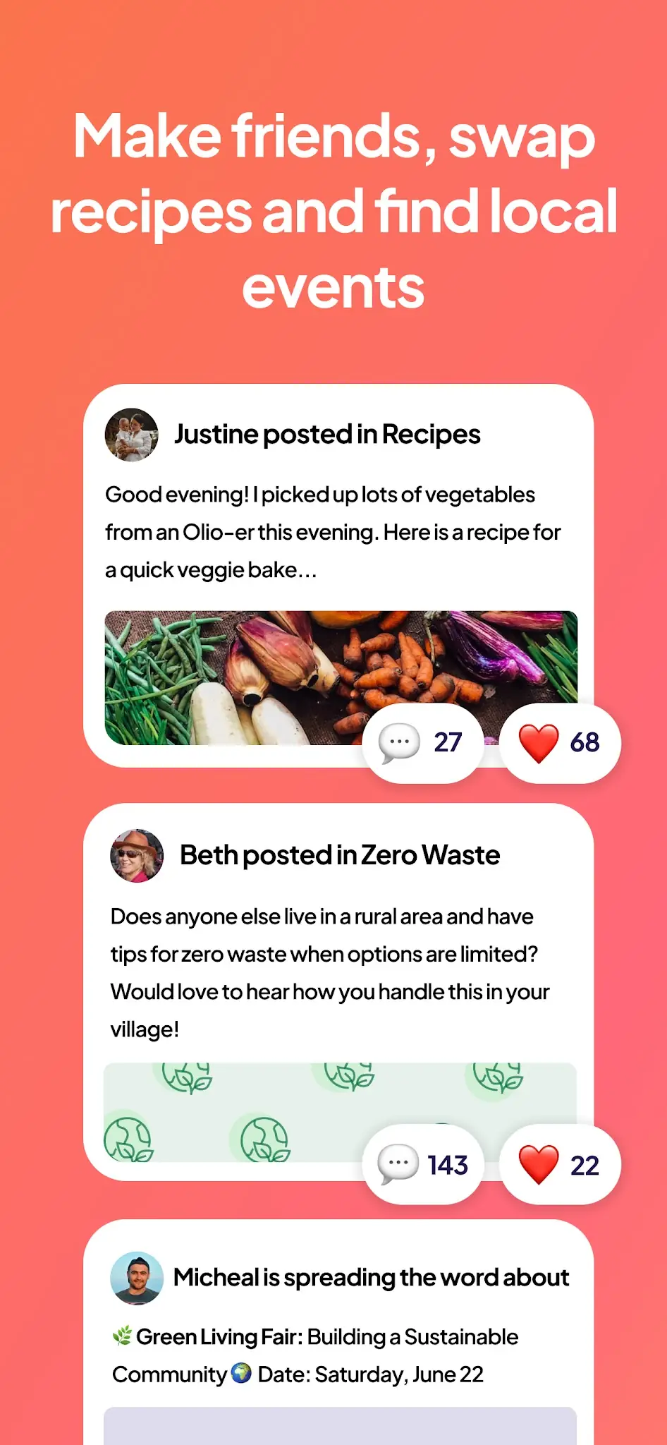 Zrzut ekranu Olio — Share More, Waste Less 6