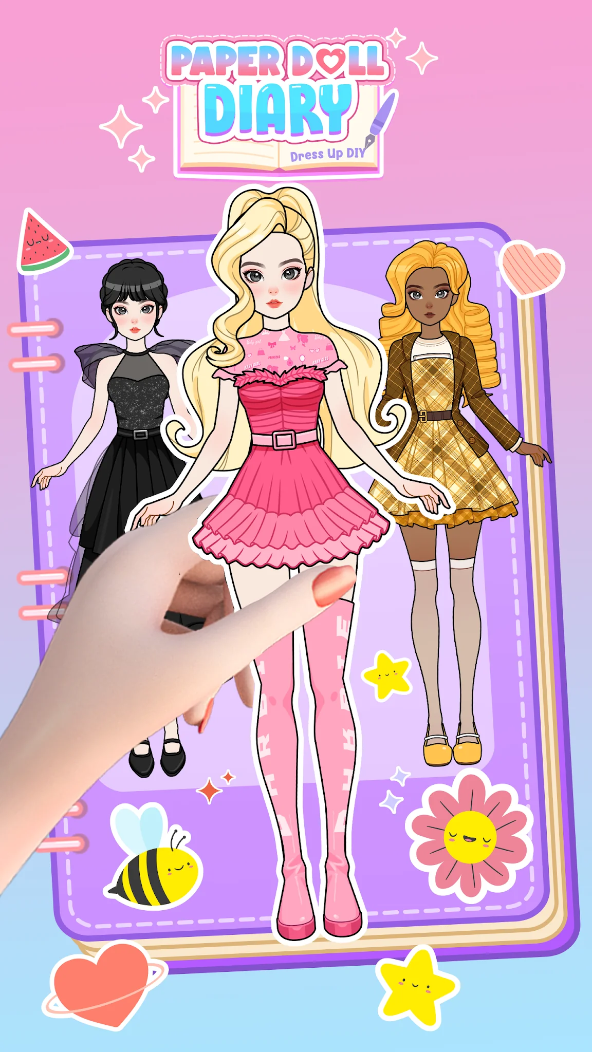 Скриншот Paper Doll Diary: Dress Up DIY 1