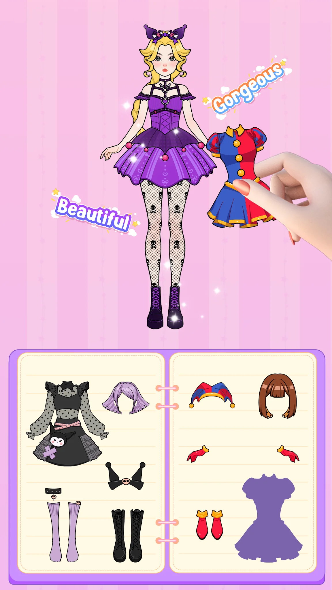 Скриншот Paper Doll Diary: Dress Up DIY 3