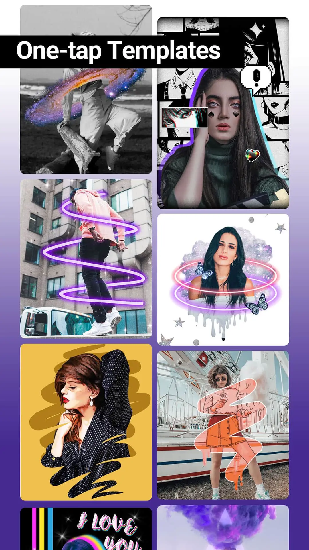 Tangkapan layar PicsKit – Editor & Desain Foto 7