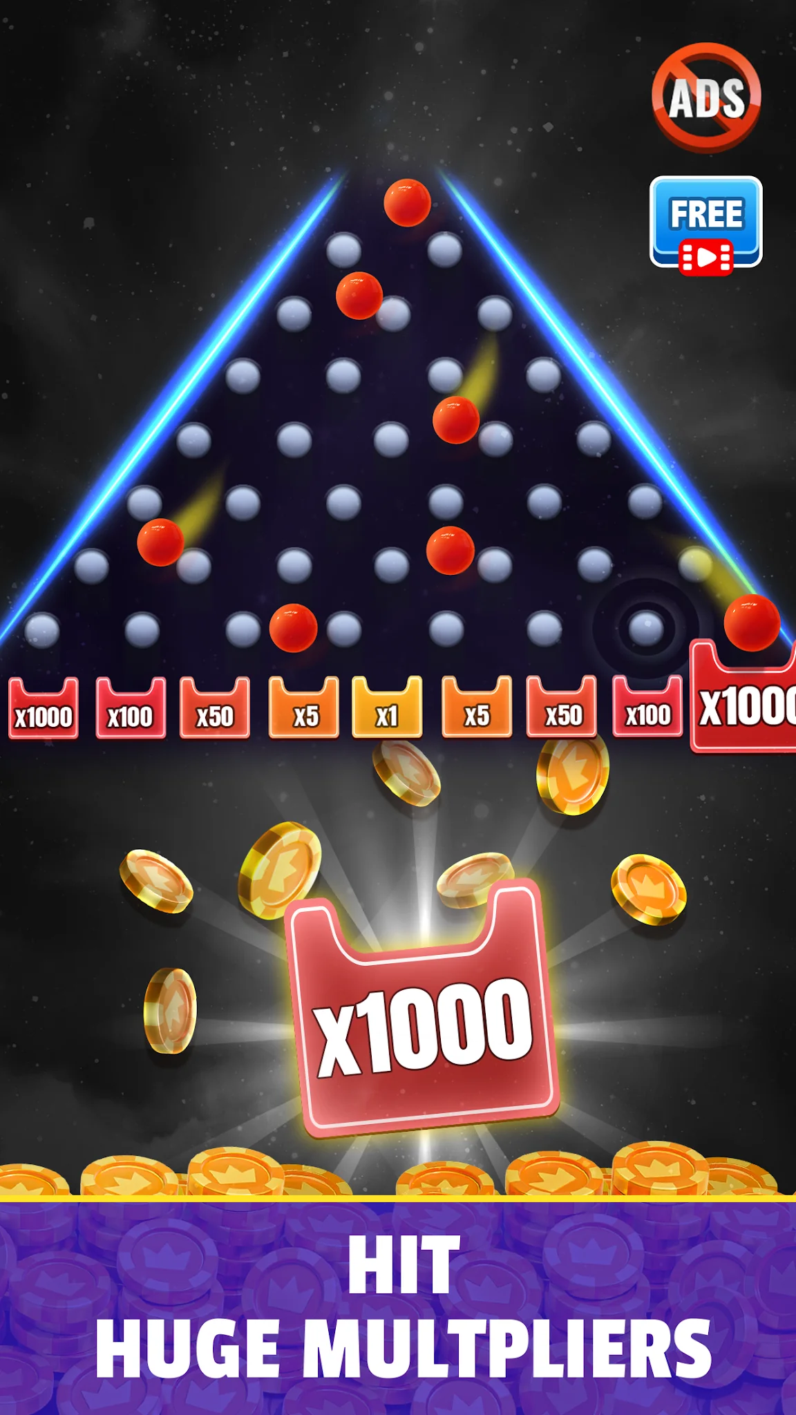 Скріншот Plink Space - Play and Win 1