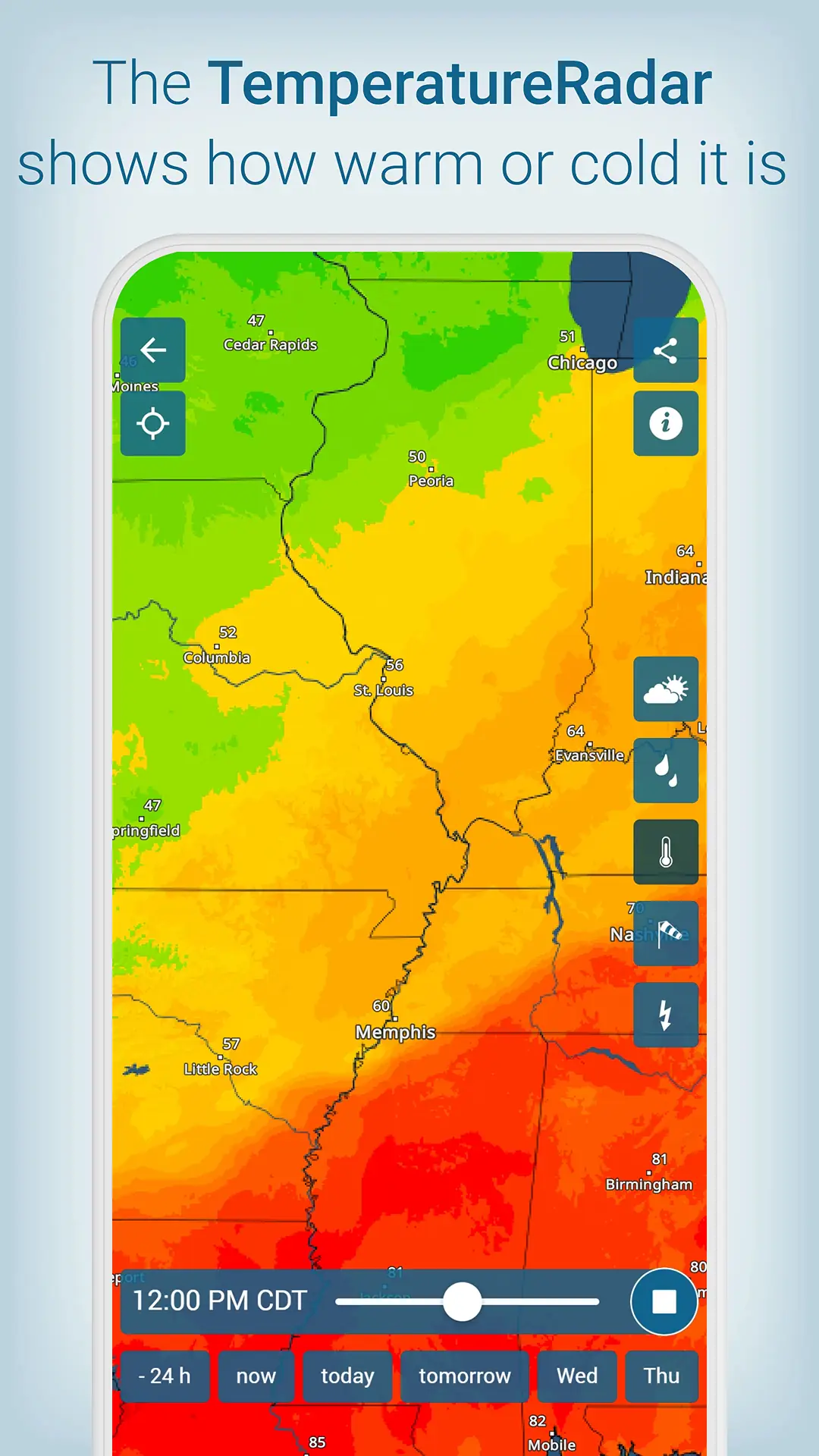 스크린샷 Weather & Radar 3