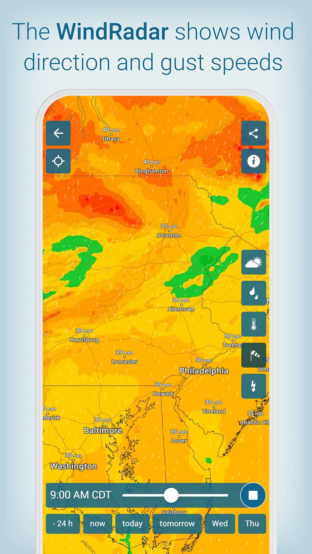 스크린샷 Weather & Radar 6