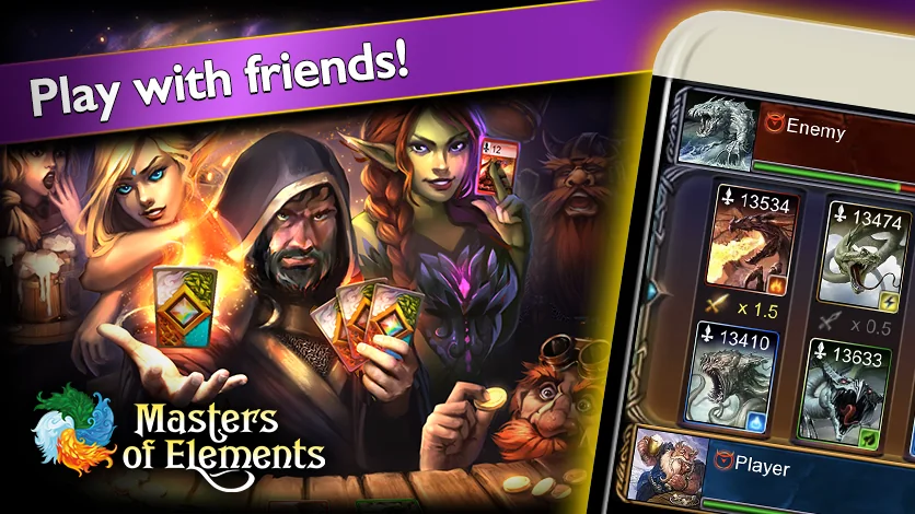 스크린샷 Masters of Elements－Online CCG 8