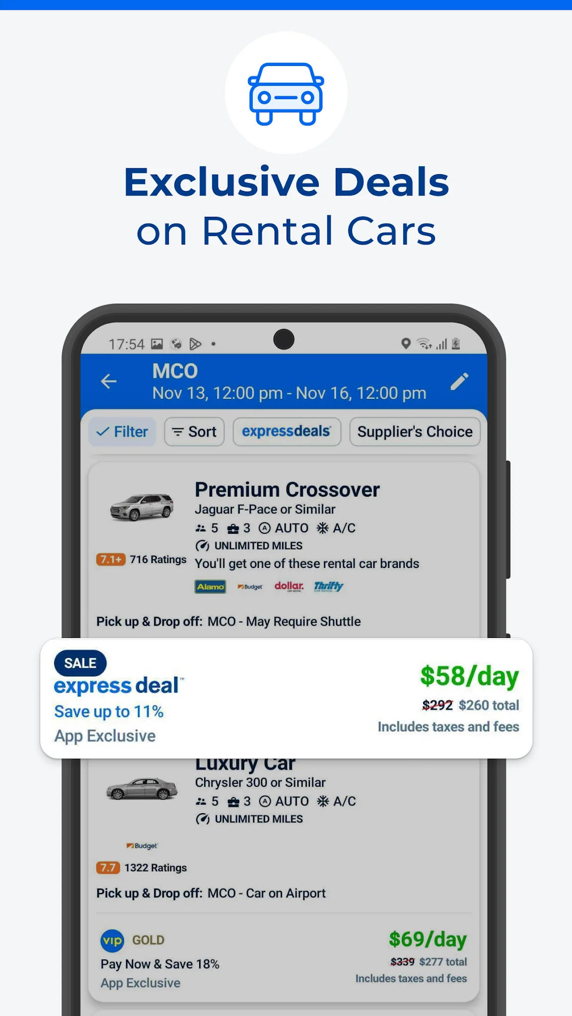 Priceline: Hotel, Flight & Car képernyőkép 3