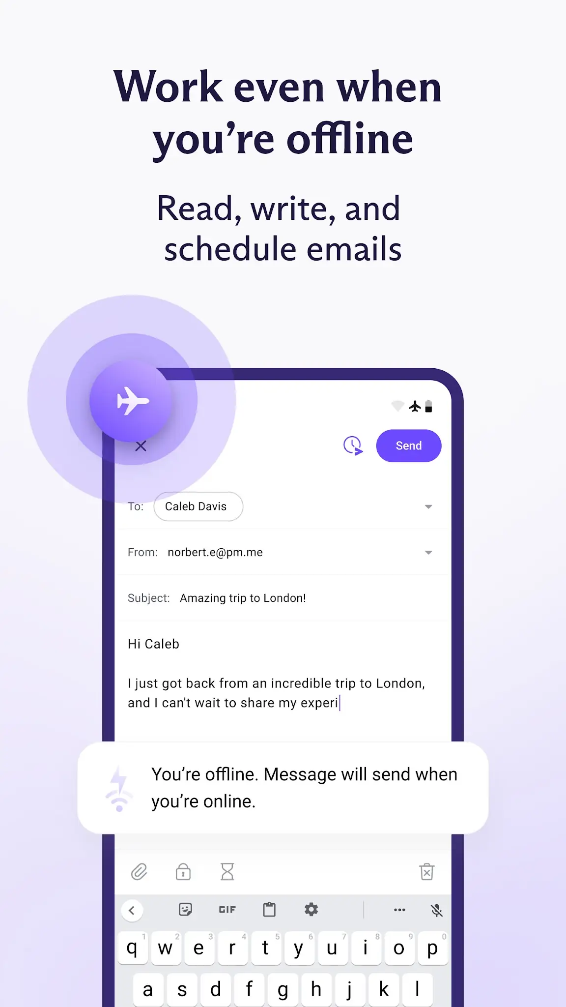 Proton Mail: Encrypted Email képernyőkép 5