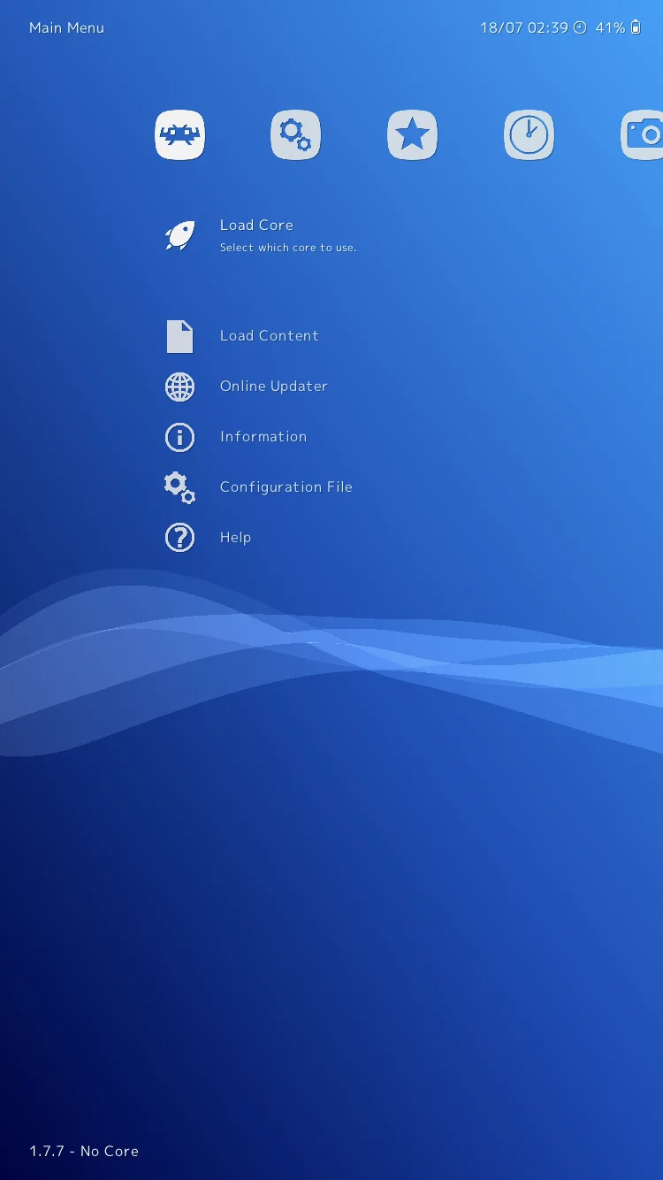 Скріншот RetroArch Plus 8