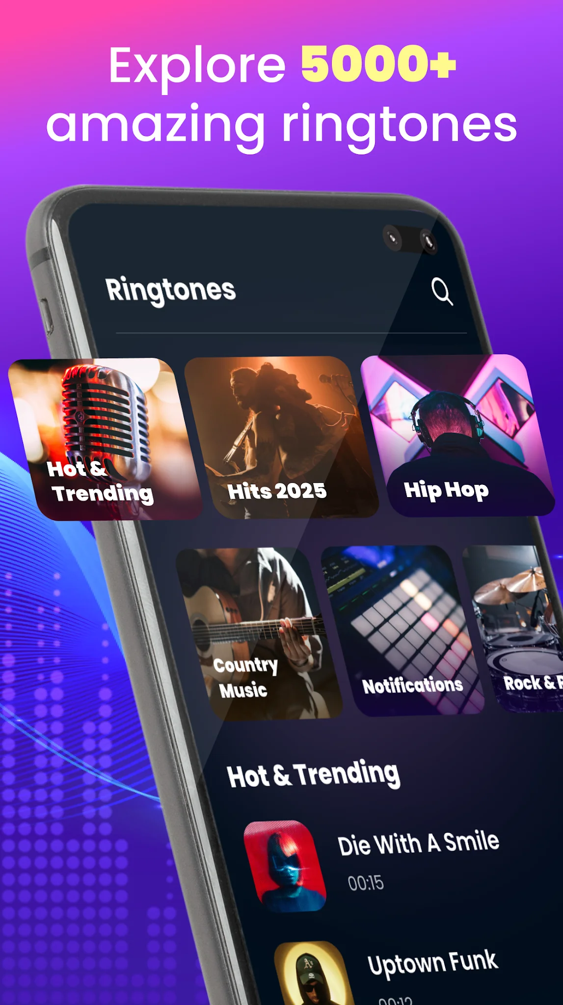 Снимка на екрана Ringtones for Android 2