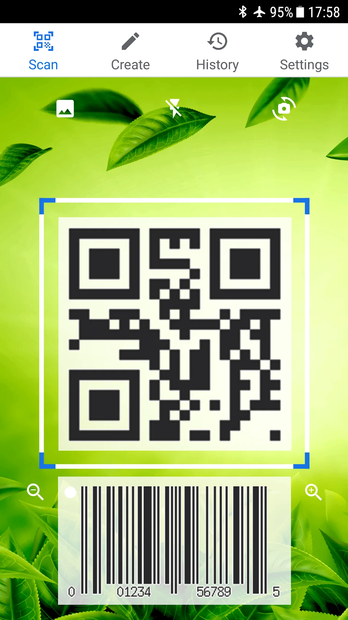 Screenshot QR कोड रीडर और स्कैनर 1