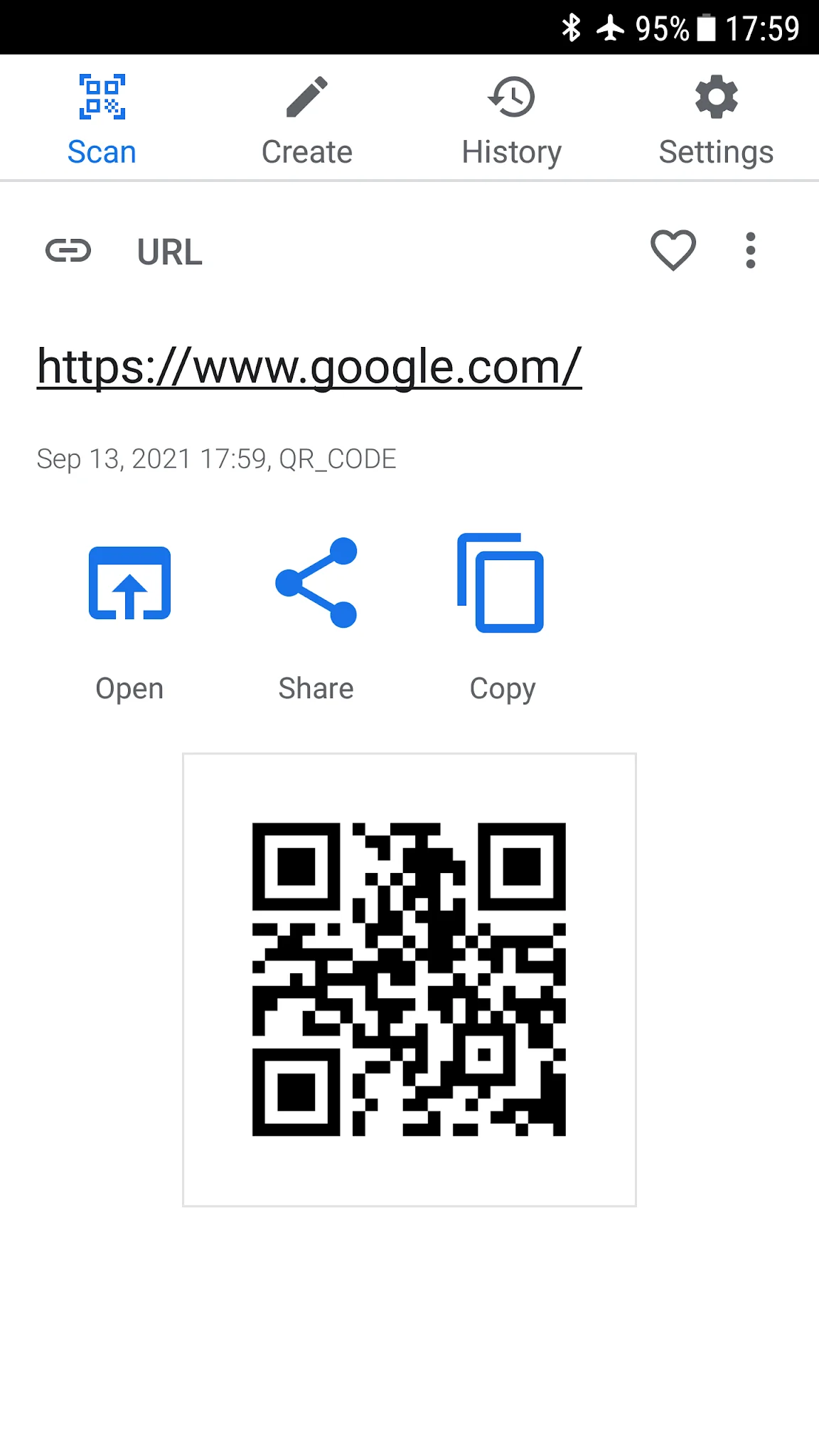 Screenshot QR कोड रीडर और स्कैनर 4