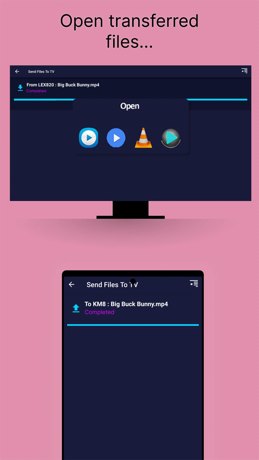 Снимка на екрана Send files to TV 5