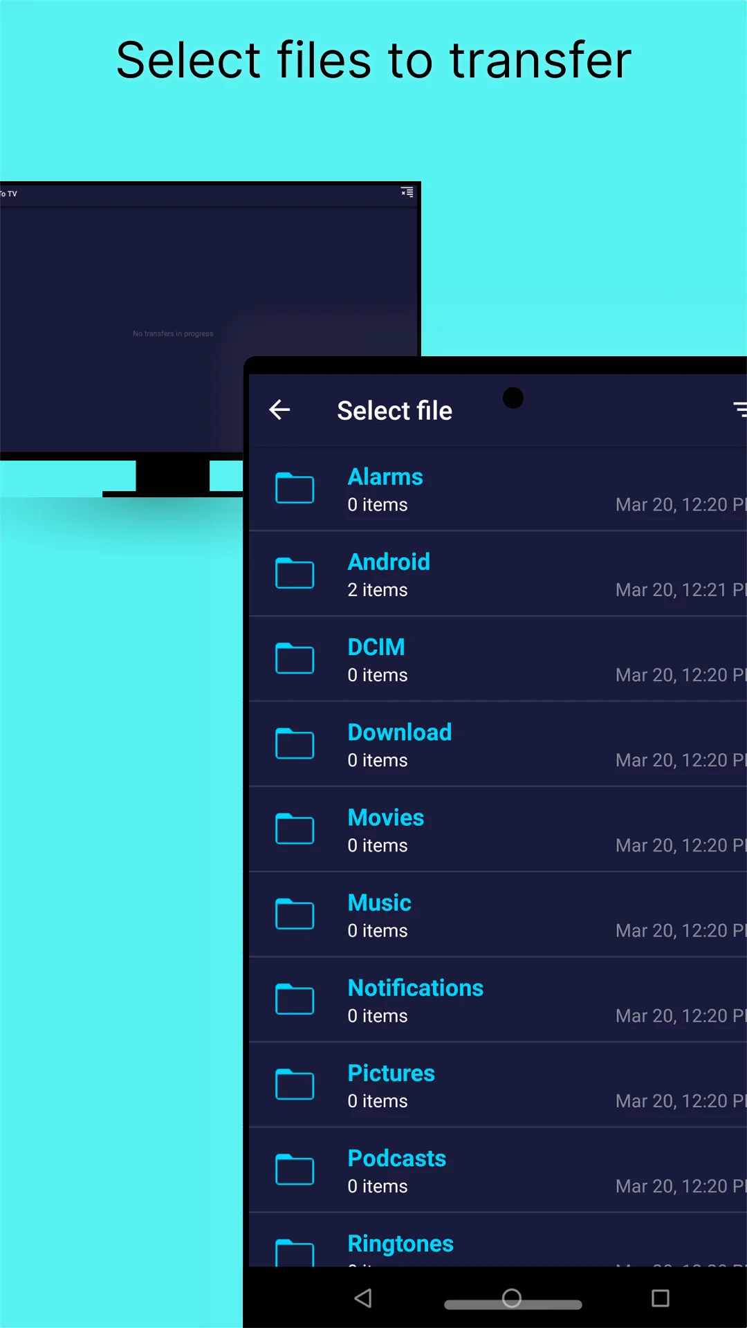 Снимка на екрана Send files to TV 8