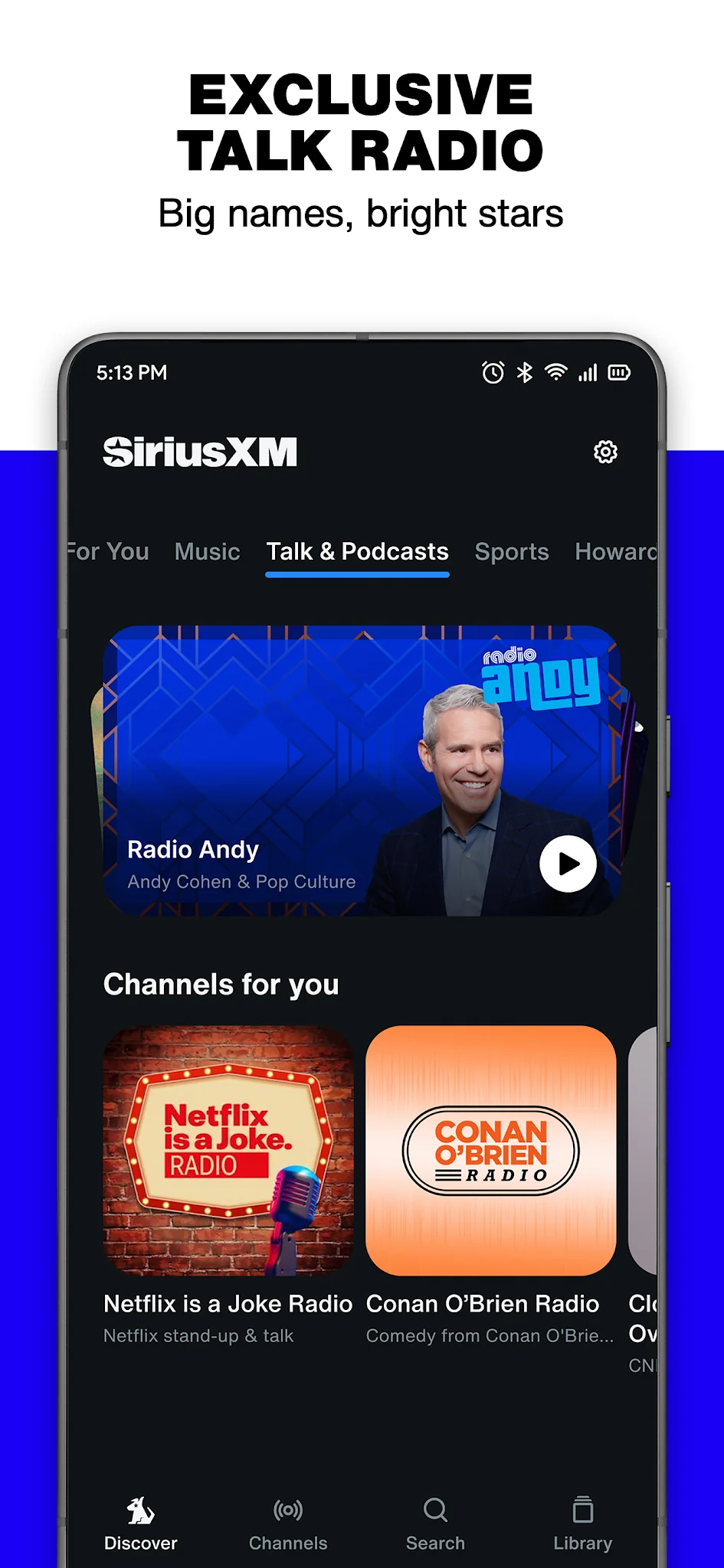 Screenshot SiriusXM 3