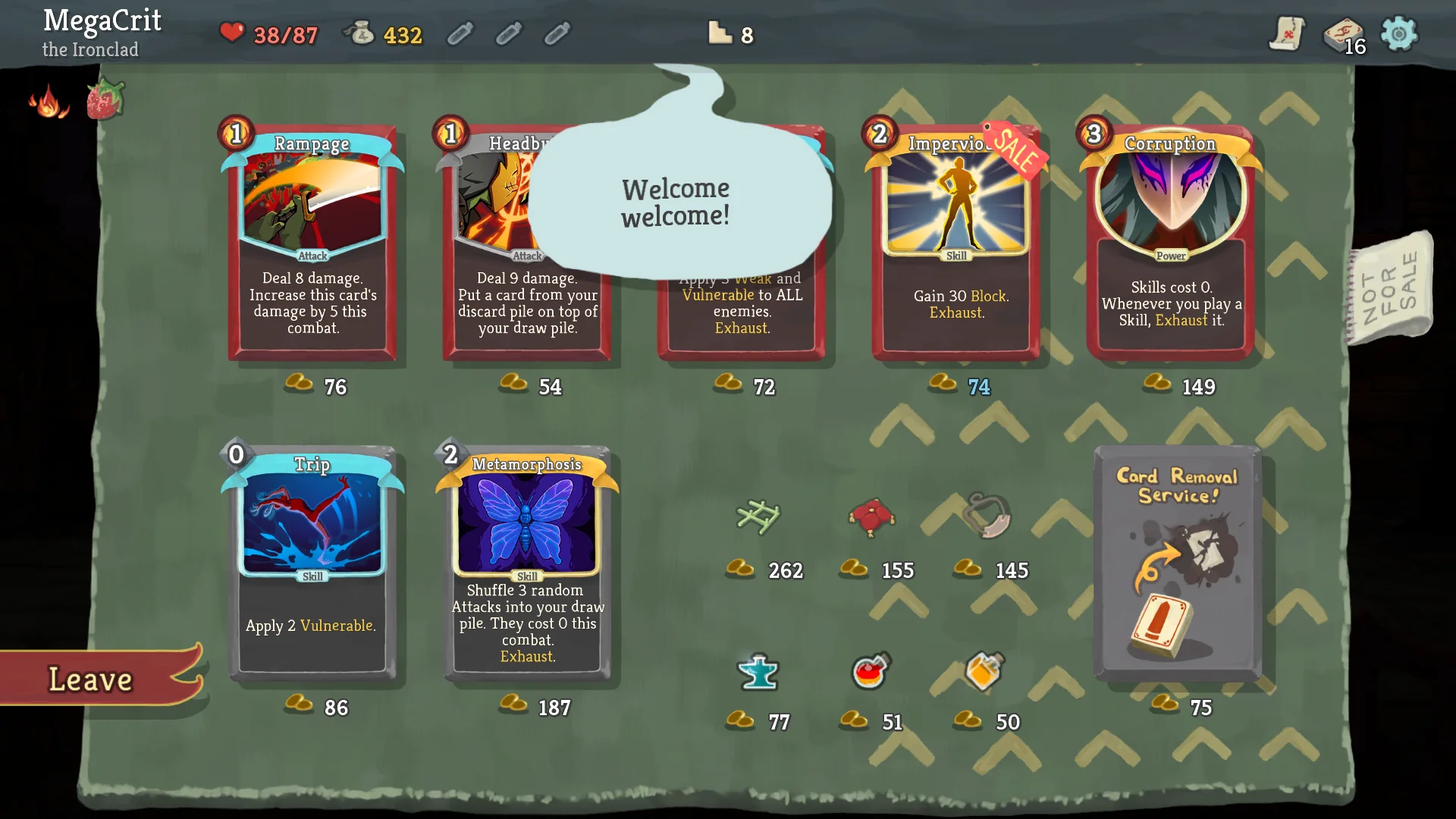 Tangkapan layar Slay the Spire 4