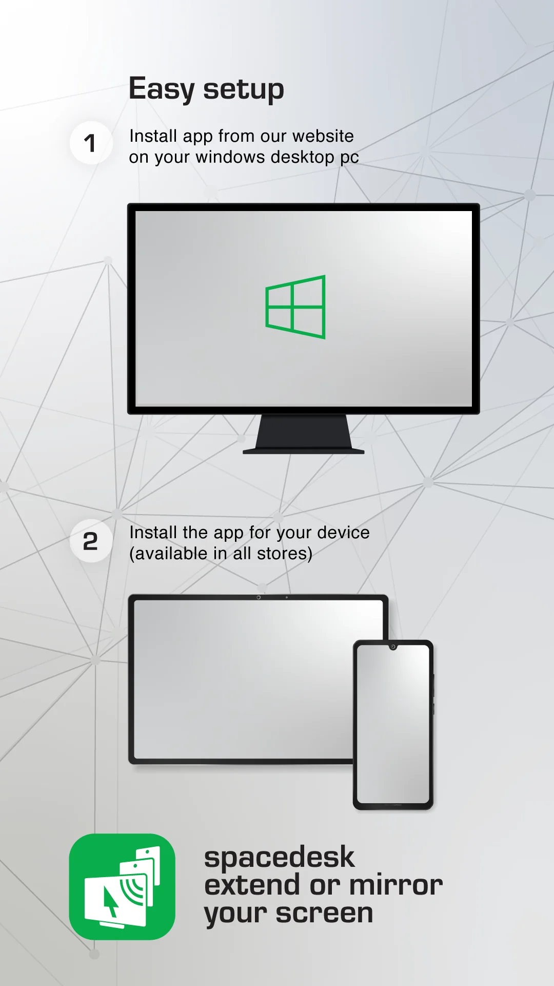 Captura de pantalla spacedesk - USB Display for PC 3