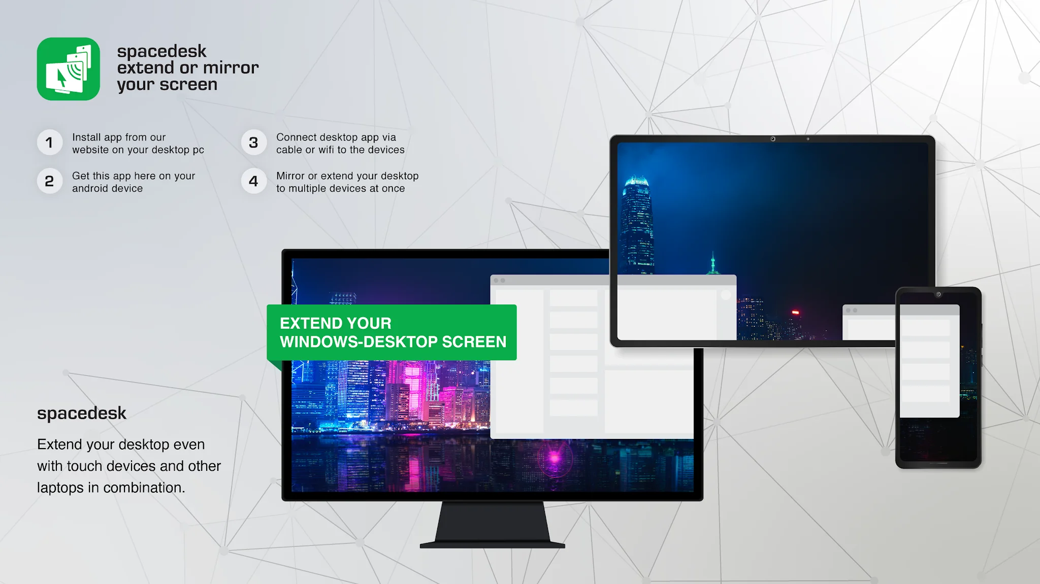Captura de pantalla spacedesk - USB Display for PC 5