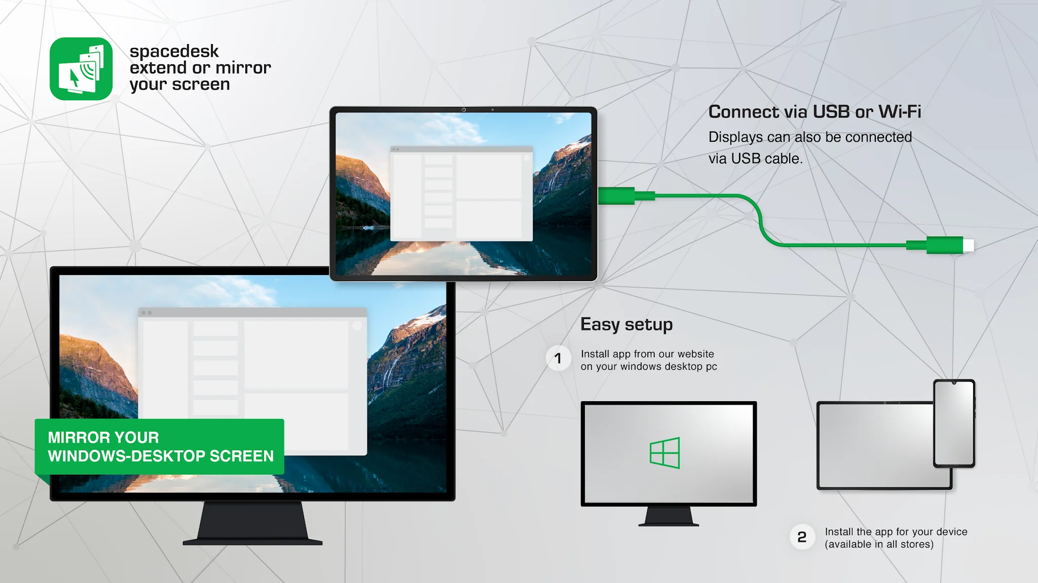 Captura de pantalla spacedesk - USB Display for PC 6