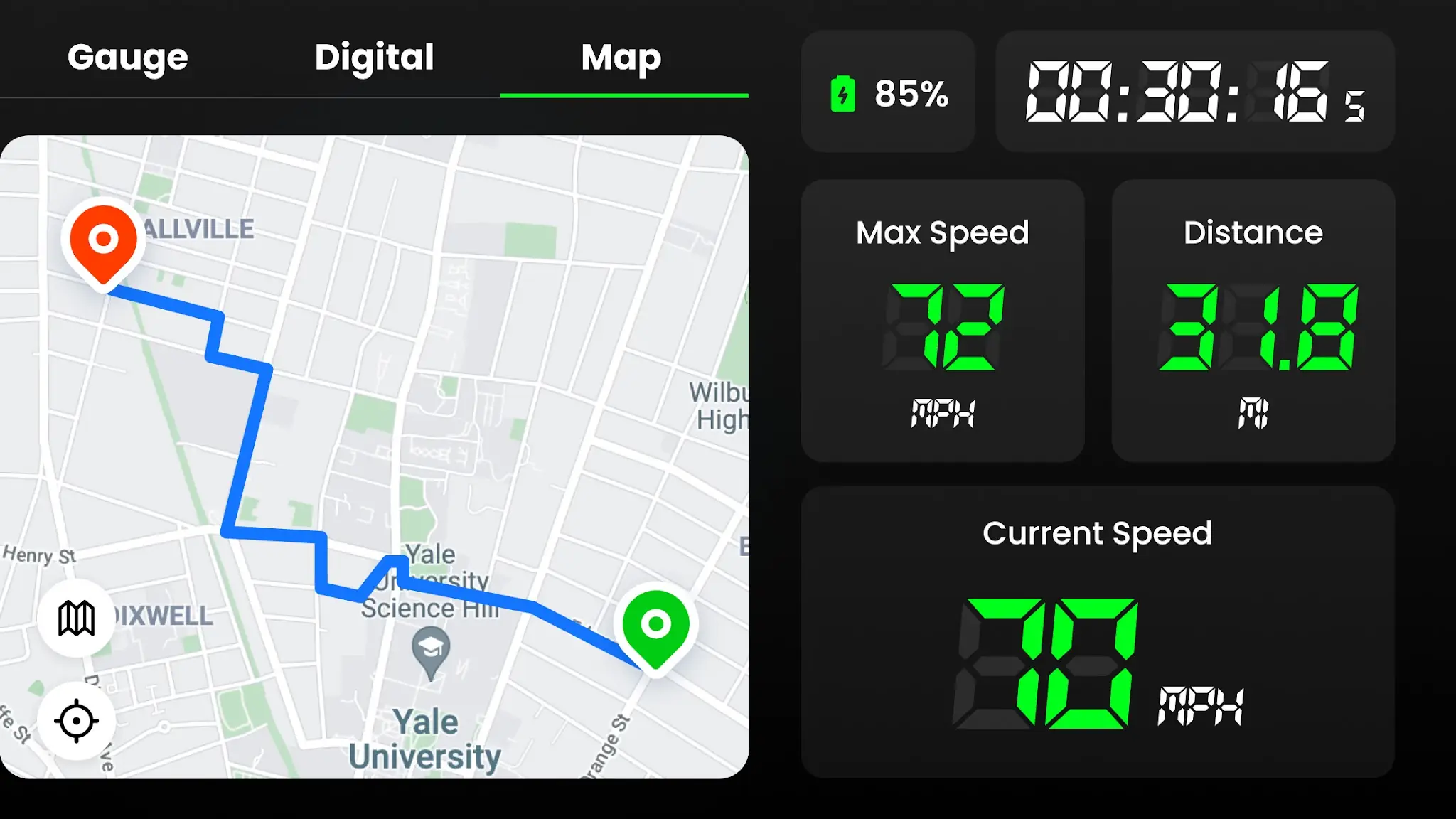 Screenshot Speedometer: GPS Speedometer 6