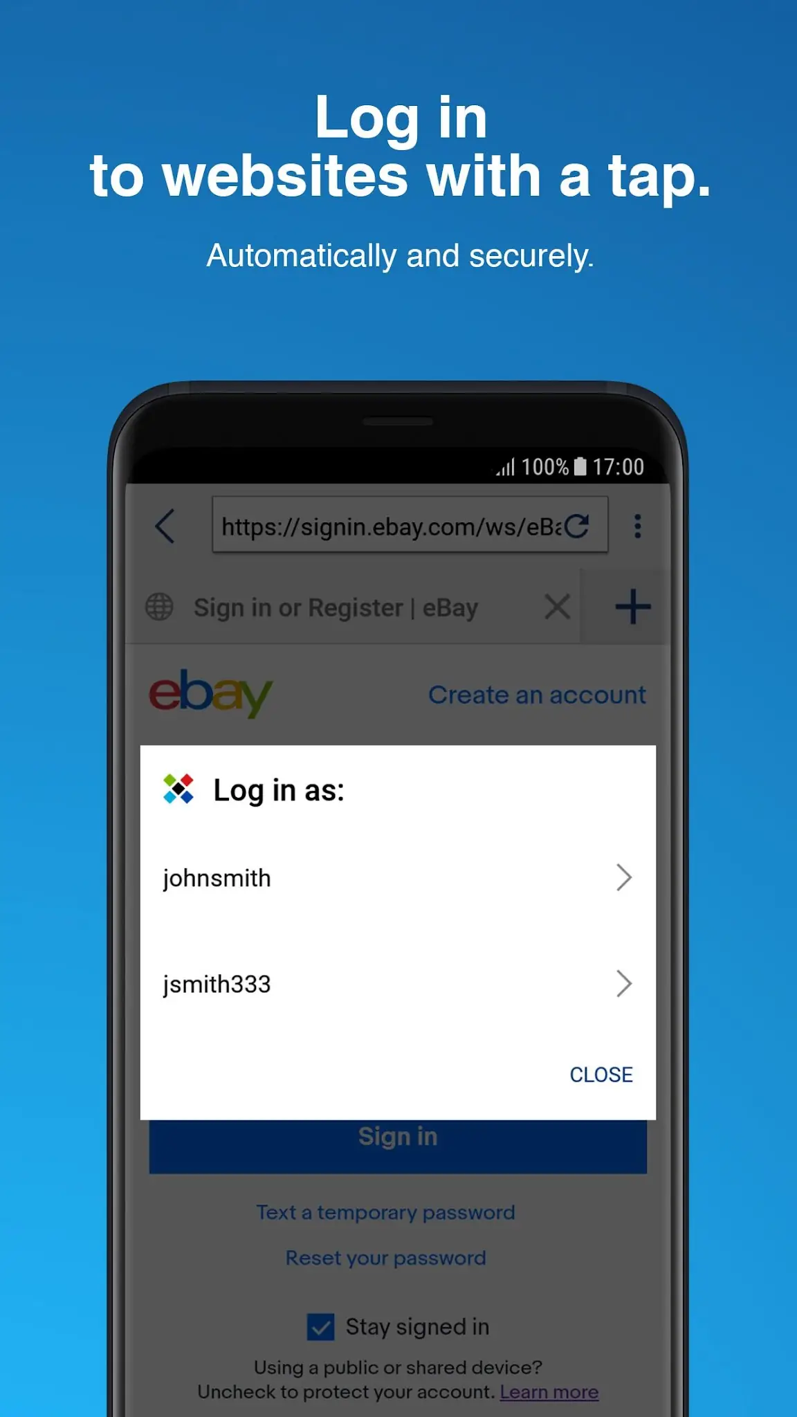 스크린샷 Sticky Password Manager 3