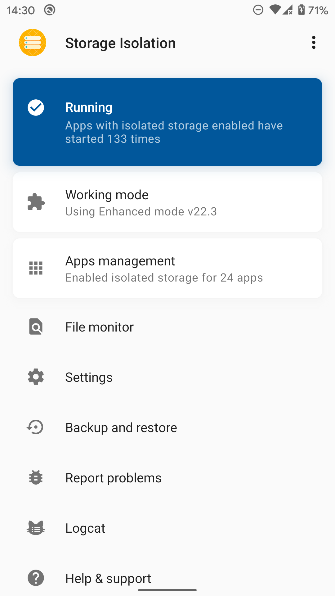 Скріншот Storage Isolation 1