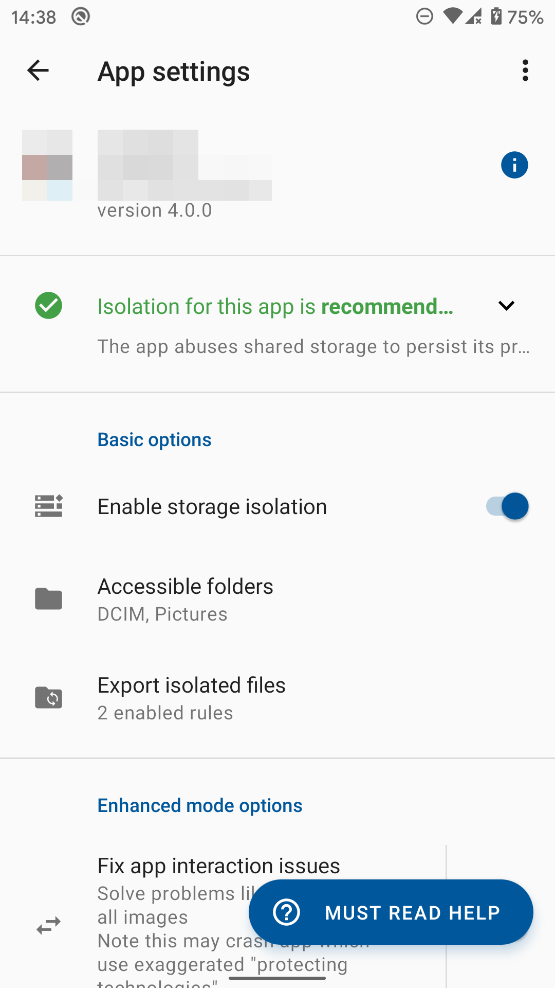 Скріншот Storage Isolation 3