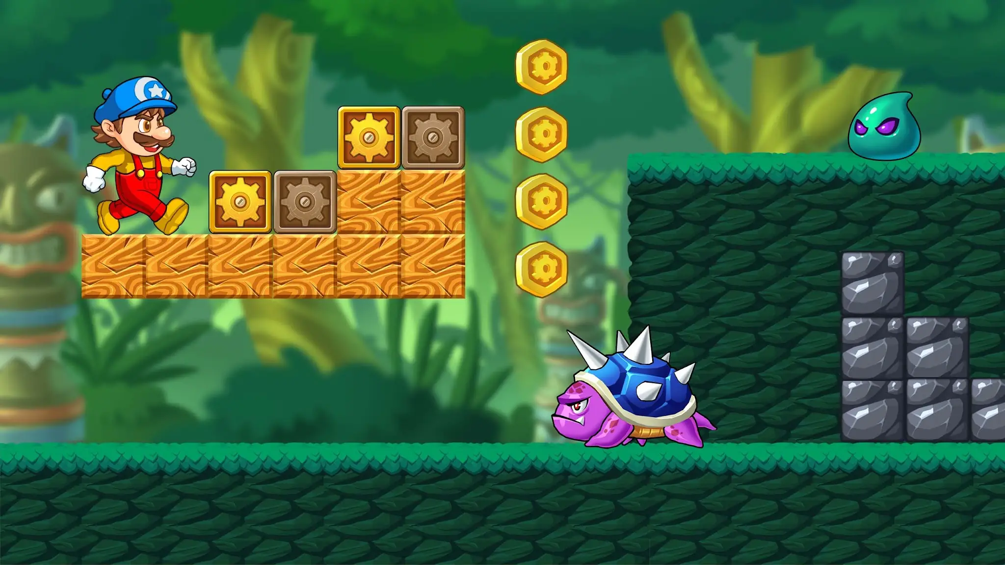 스크린샷 Super Machino Go : 월드 어드벤처 게임 6