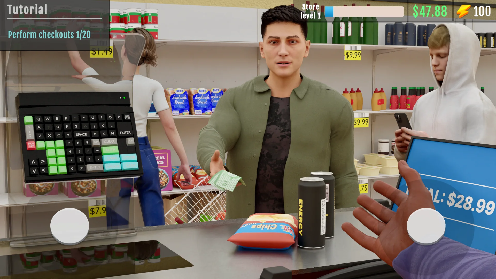 Скриншот Supermarket Manager Simulator 1