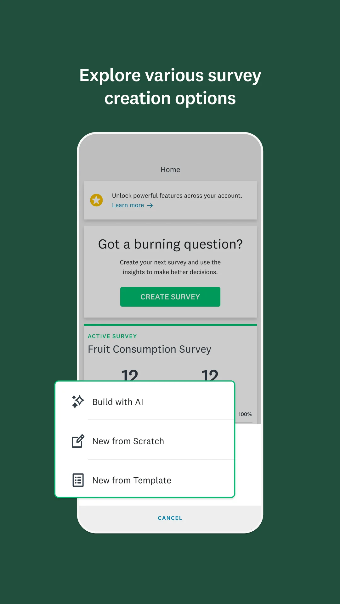 Captura de pantalla SurveyMonkey 3