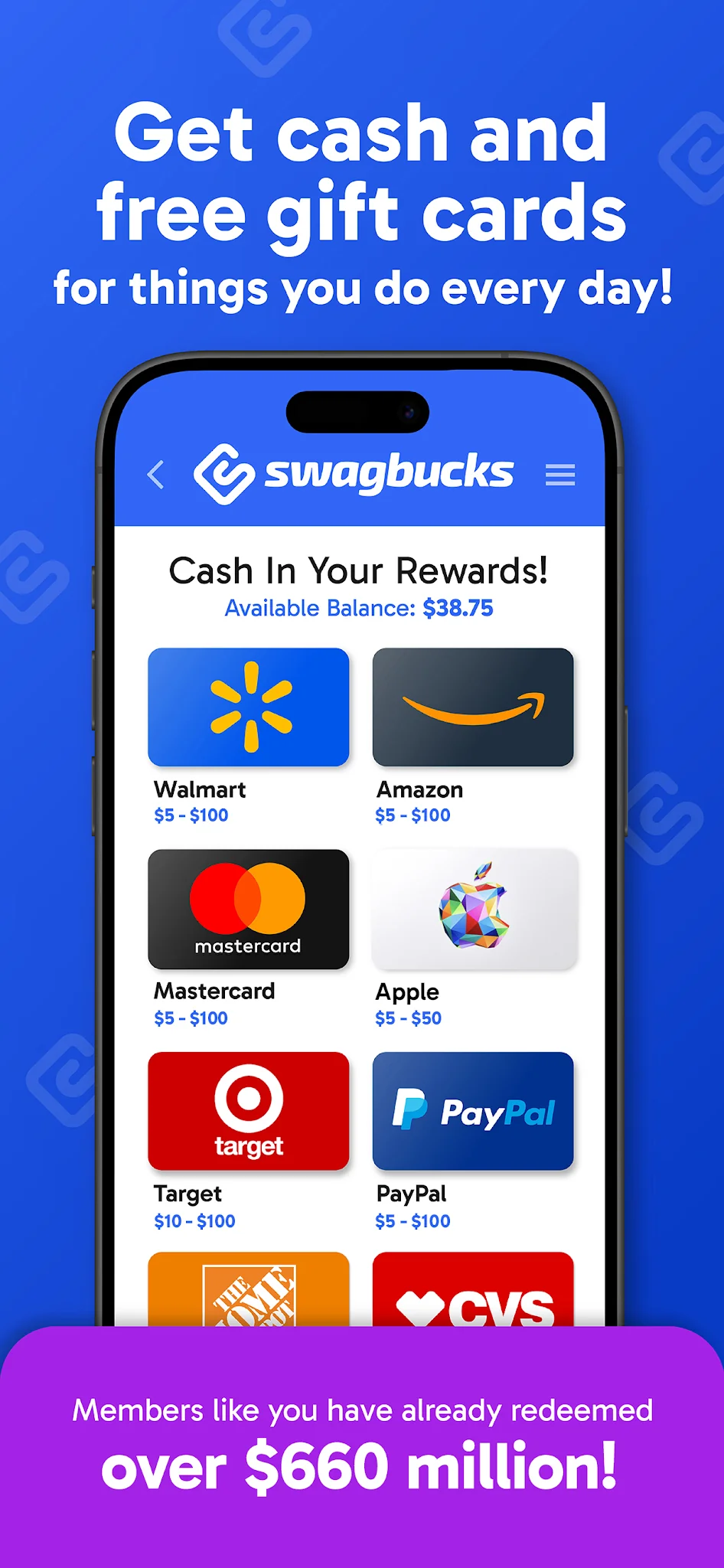 Screenshot Swagbucks Play Games + Surveys 1
