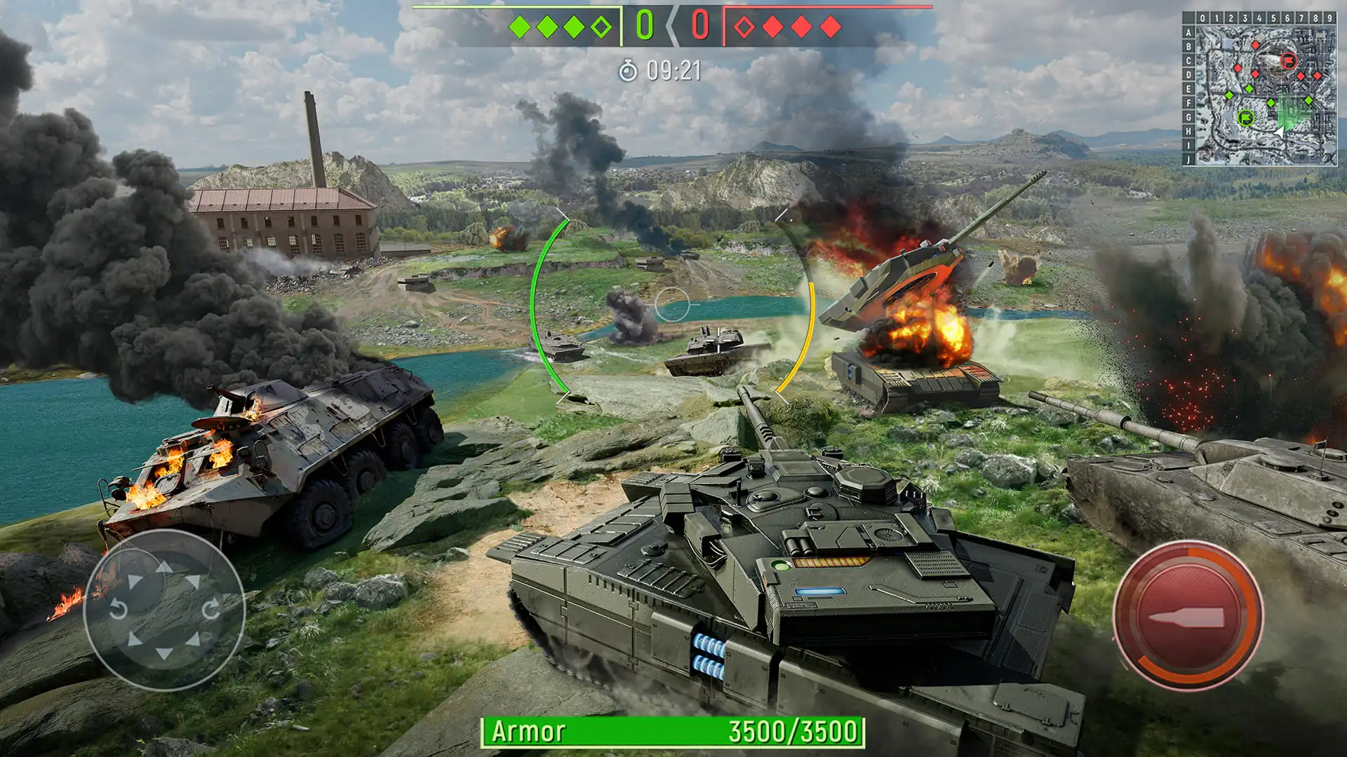 Screenshot Tank Force: War Tanks Games 2