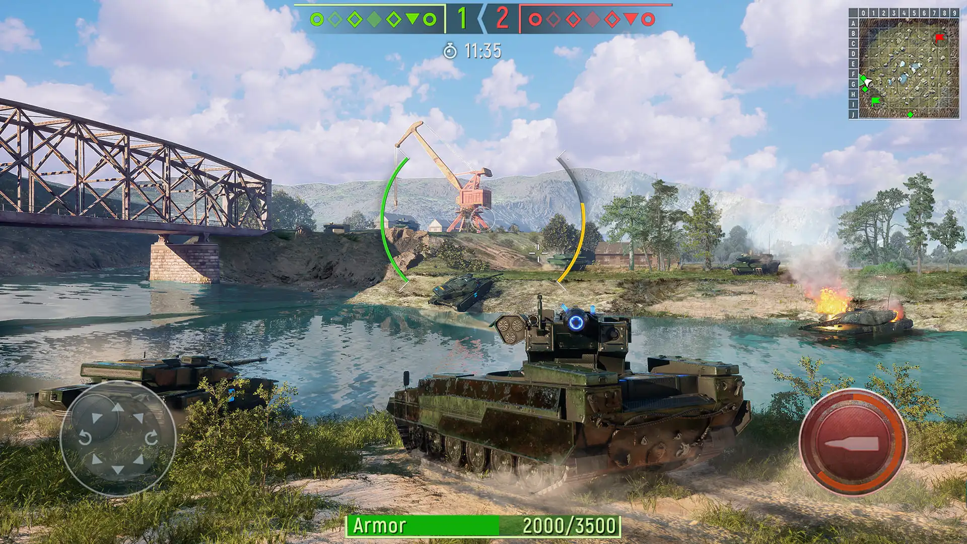 Screenshot Tank Force: War Tanks Games 3