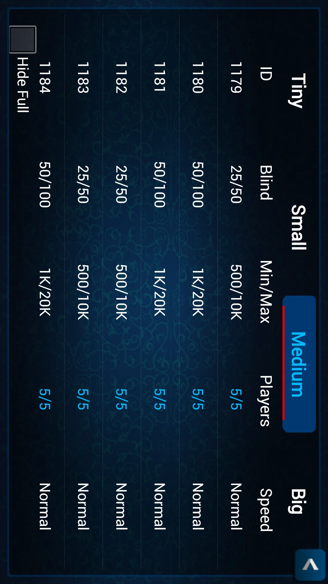 Tangkapan layar Texas Holdem Poker Pro 5