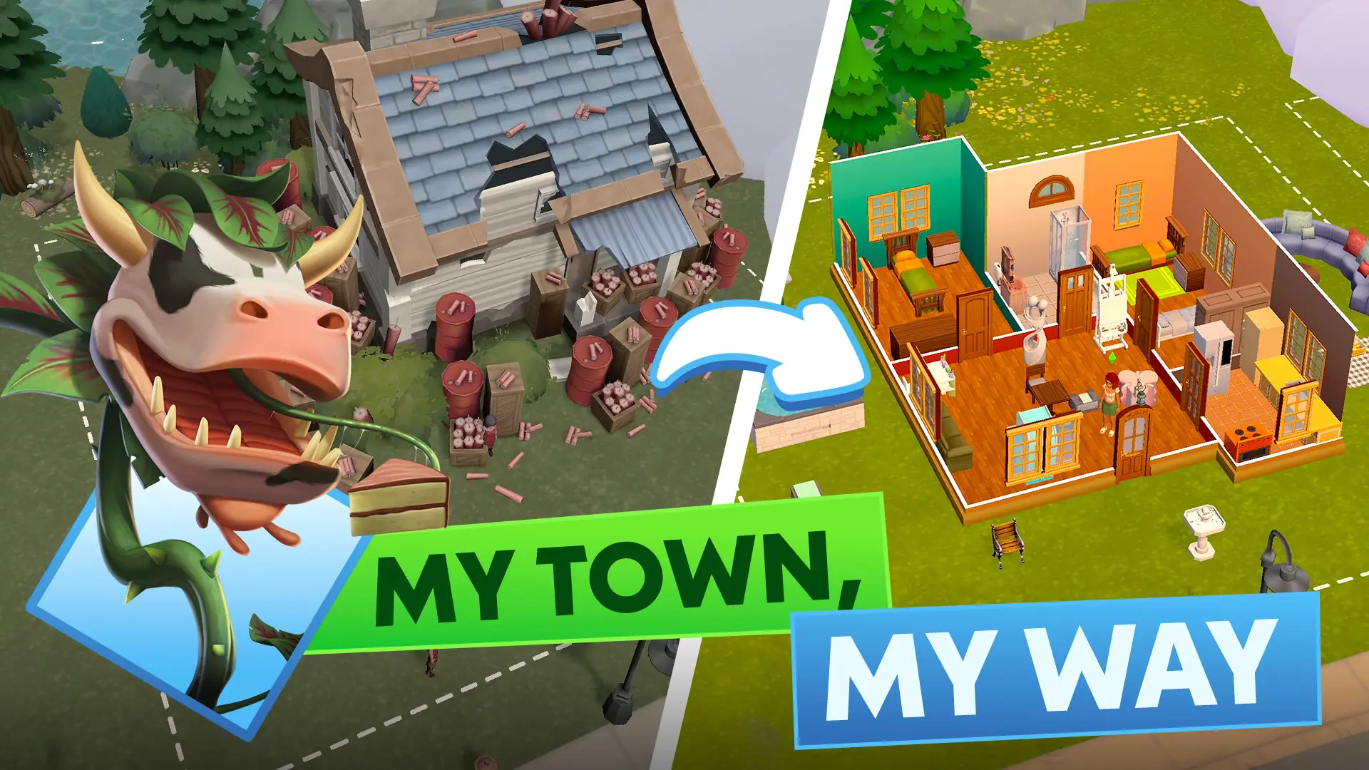 Capture d'écran The Sims Labs: Town Stories 2