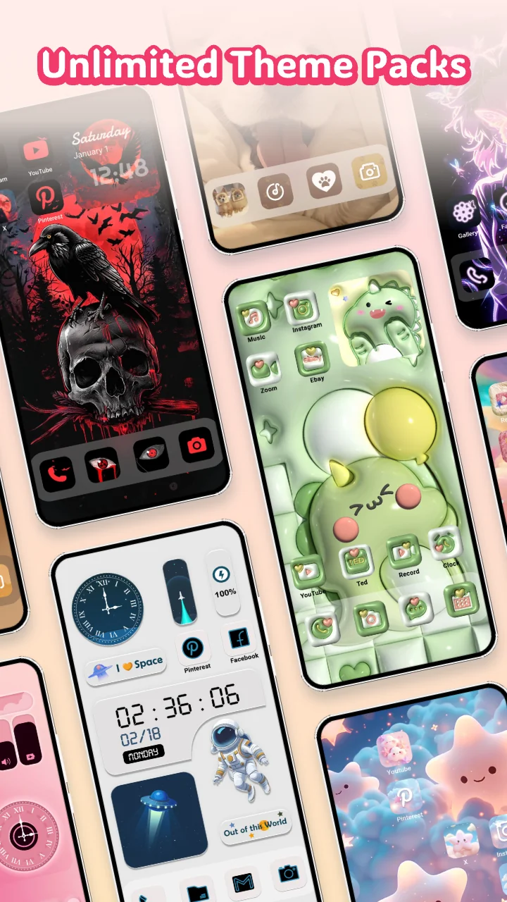 Ekran Görüntüsü Themely - Icons & Widgets 2