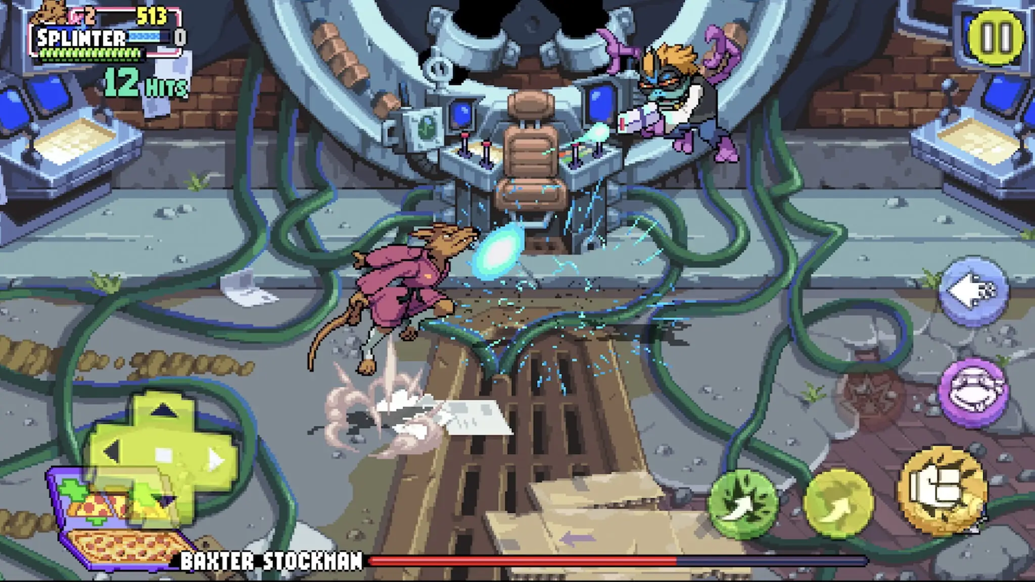 Snímek obrazovky TMNT: Shredder's Revenge 5