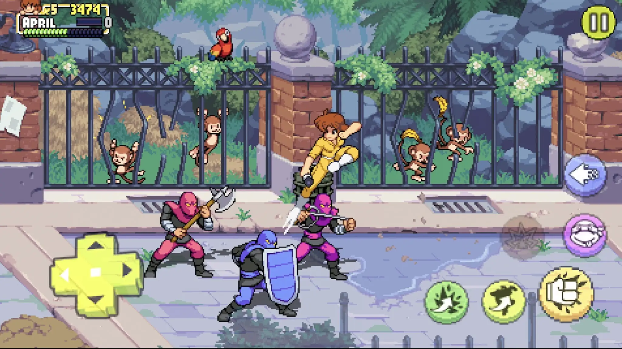 Snímek obrazovky TMNT: Shredder's Revenge 7