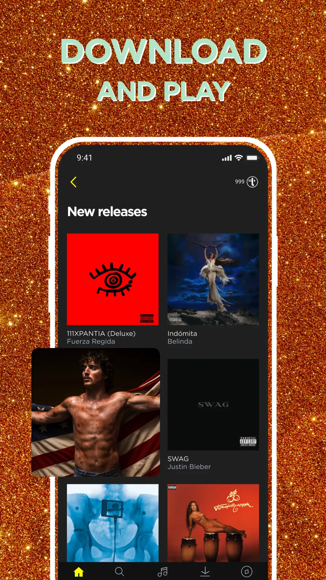لقطة شاشة TREBEL: Music, MP3 & Podcasts %د