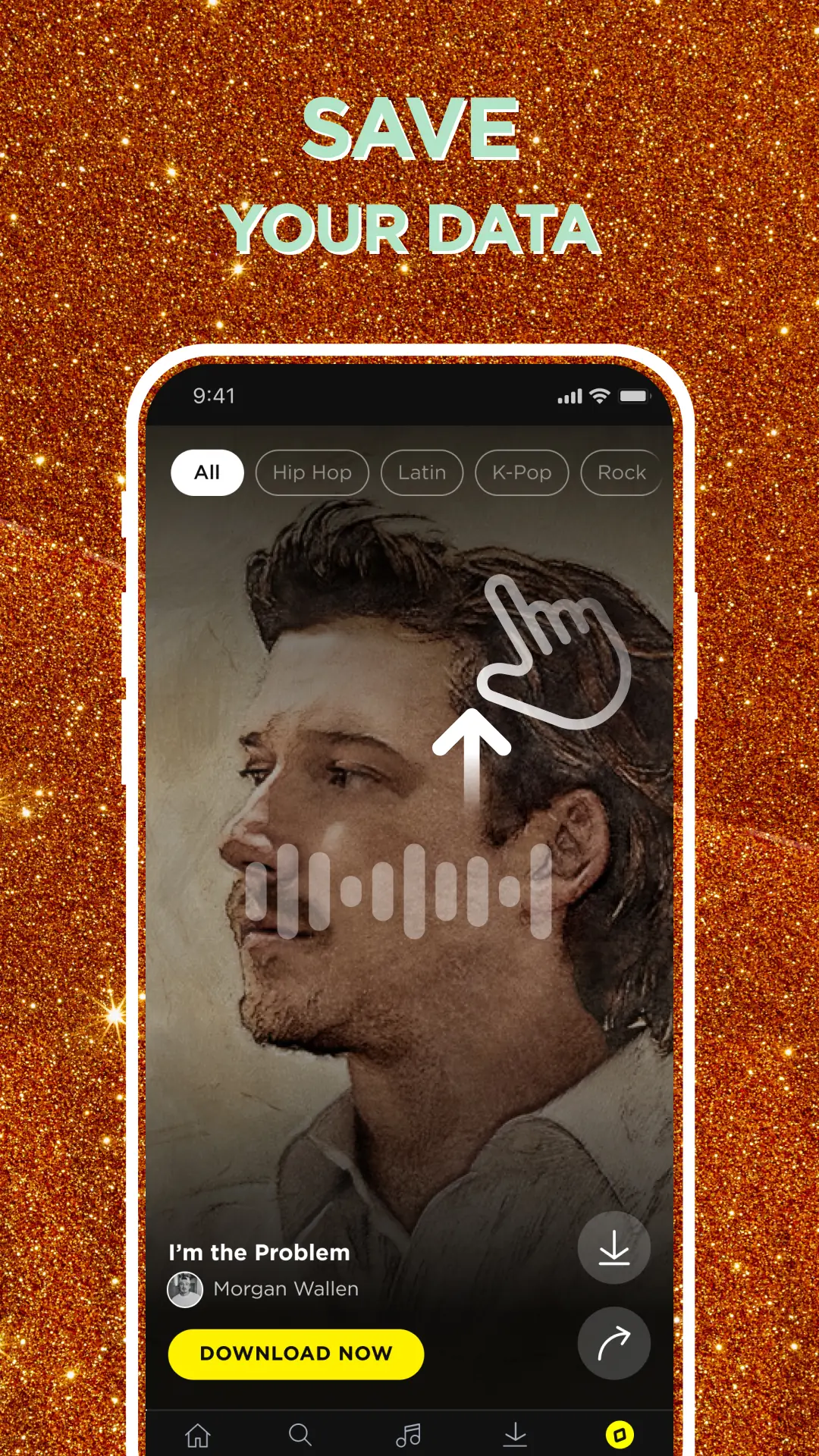 لقطة شاشة TREBEL: Music, MP3 & Podcasts %د