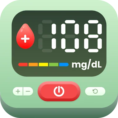 Monitor de Glicose e Diabetes Ícone