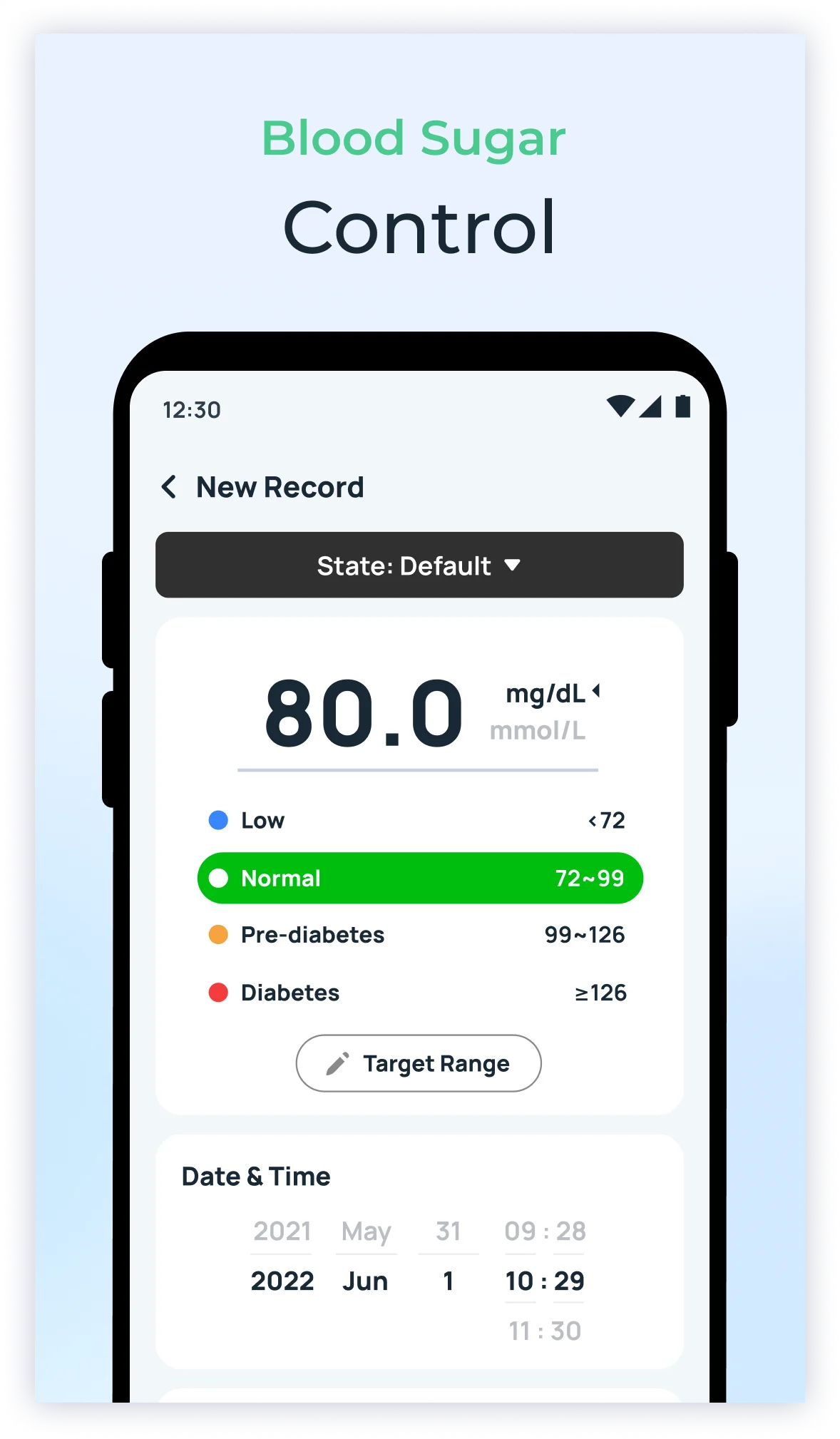 Captura de tela Monitor de Glicose e Diabetes 2