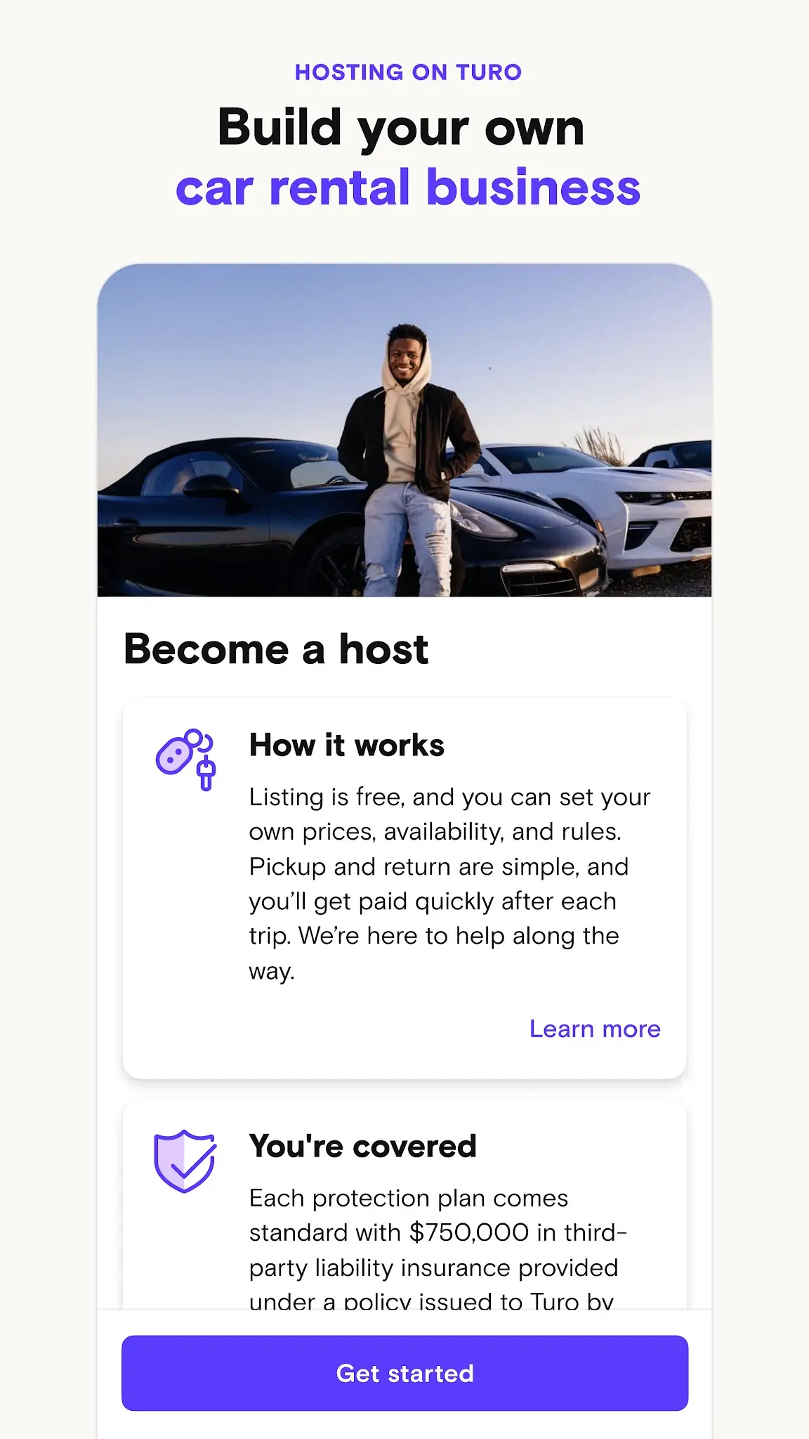 Zrzut ekranu Turo — Car rental marketplace 7