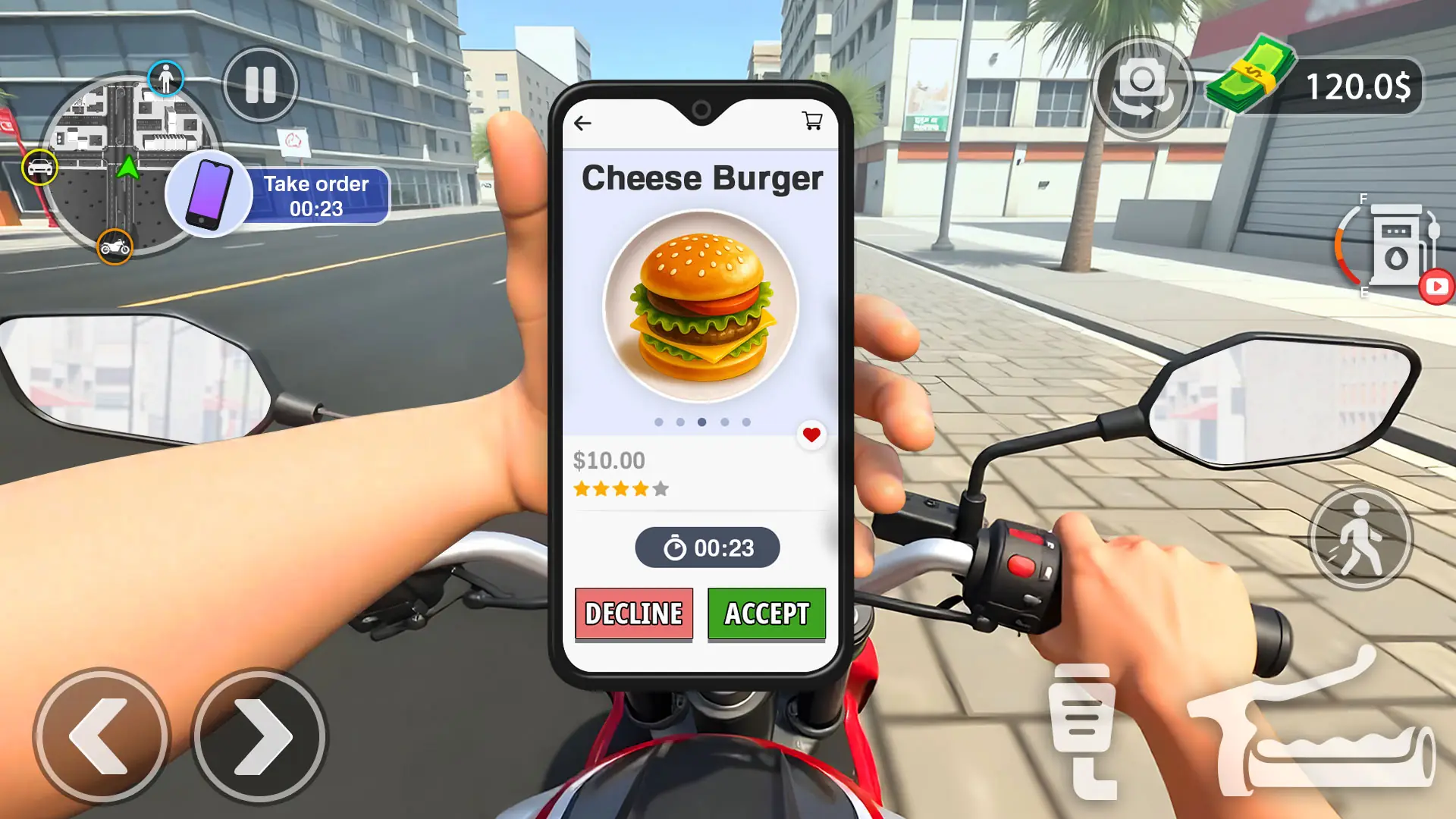 Urban Food Delivery Game képernyőkép 3