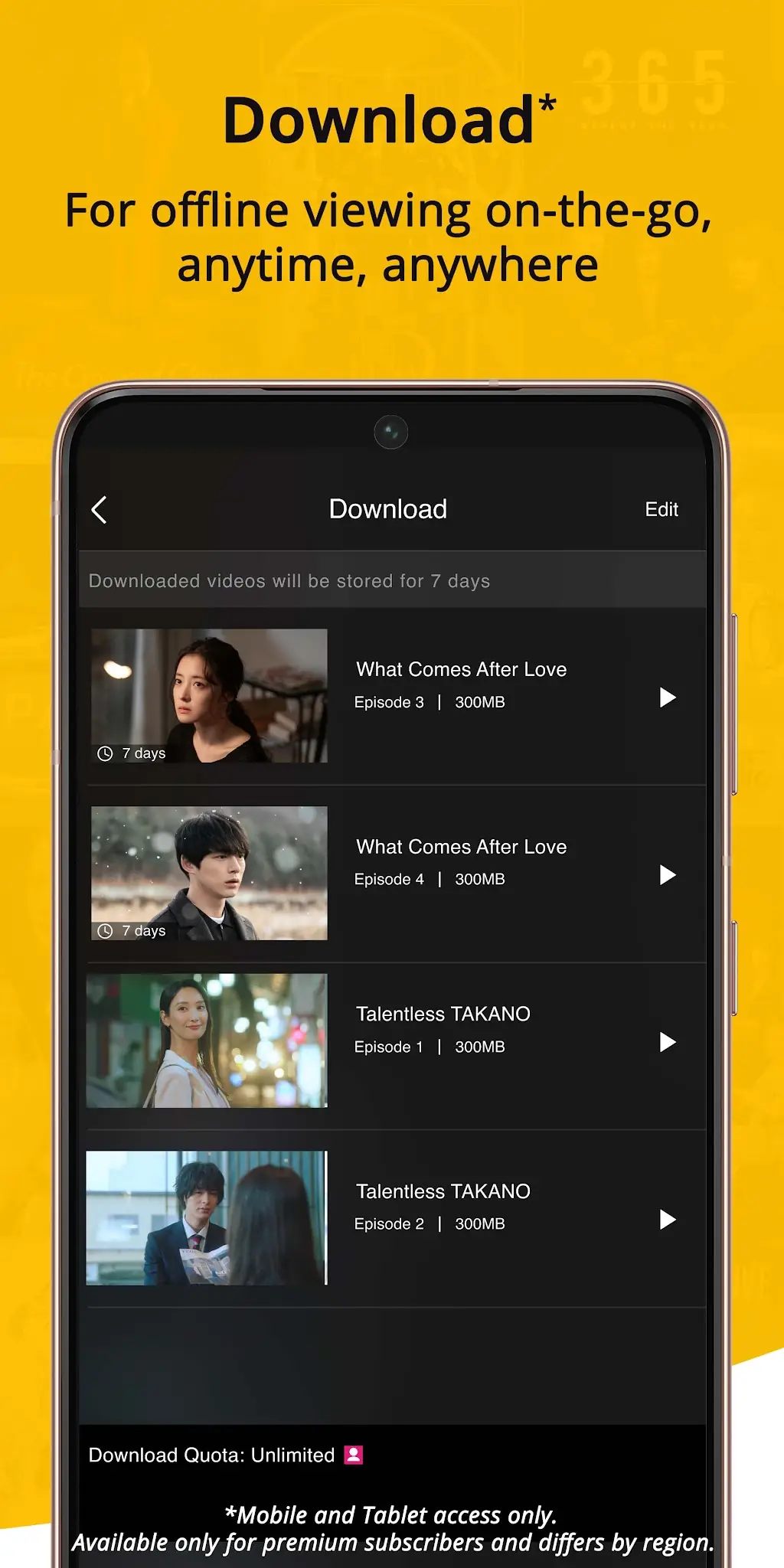 Captura de pantalla Viu : Korean & Asian content 3