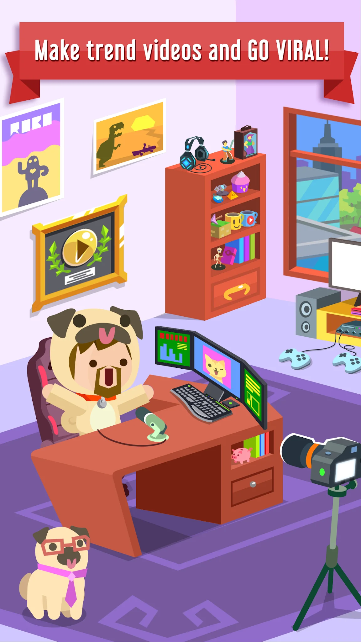 Screenshot Vlogger Go Viral: Tuber Life 2