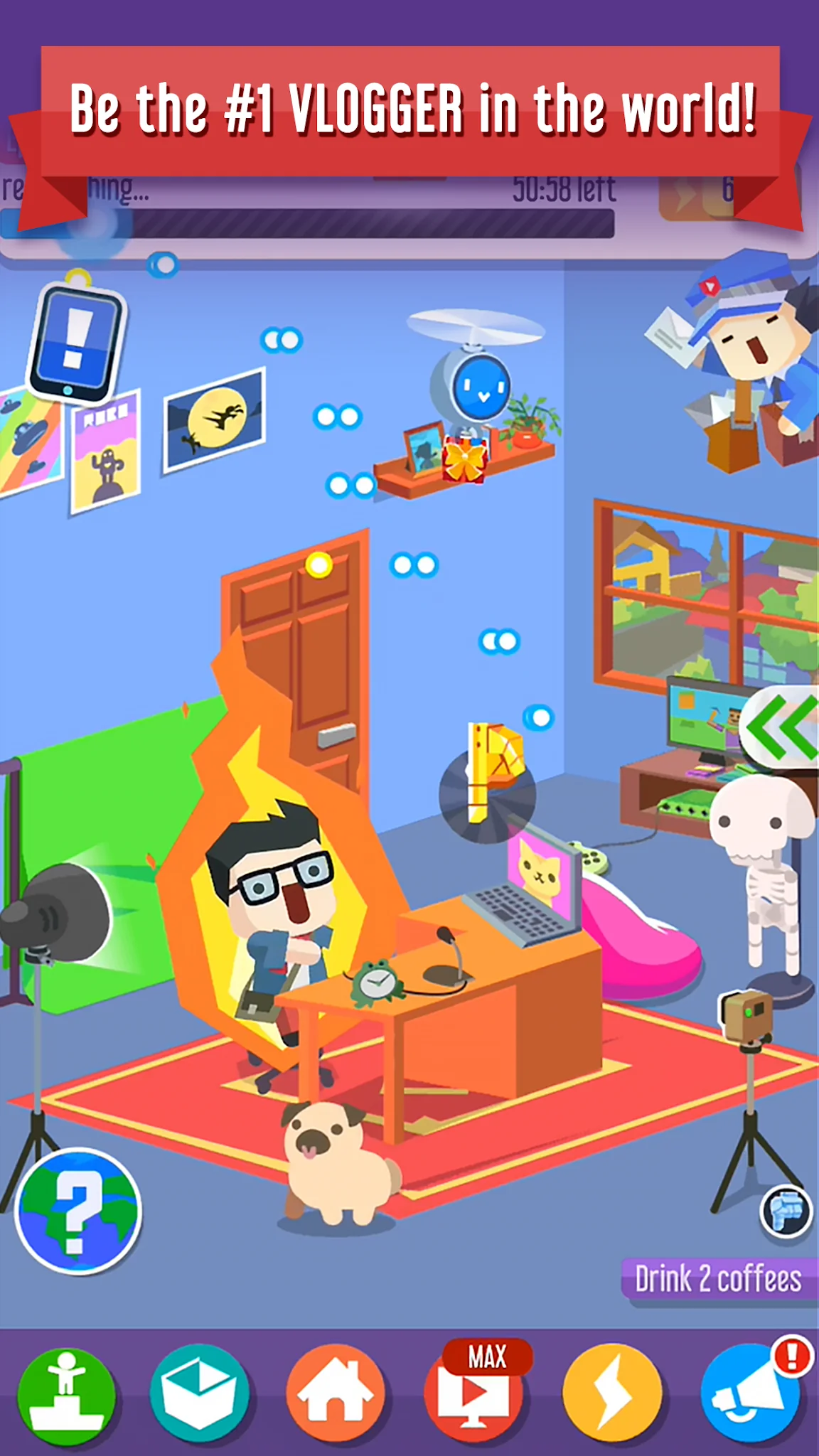 Screenshot Vlogger Go Viral: Tuber Life 4