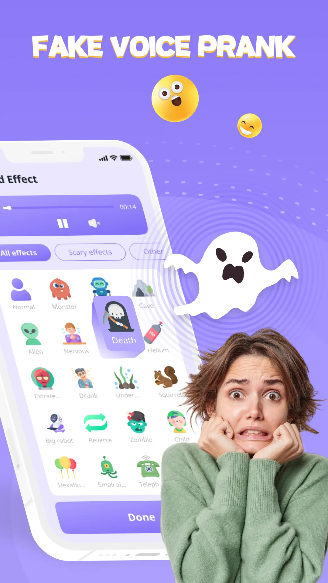 Скриншот Voice changer & Sound Effects 4